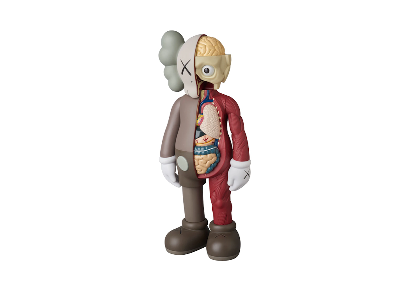 KAWS Companion Flayed Open Edition Vinyl Figure Brown