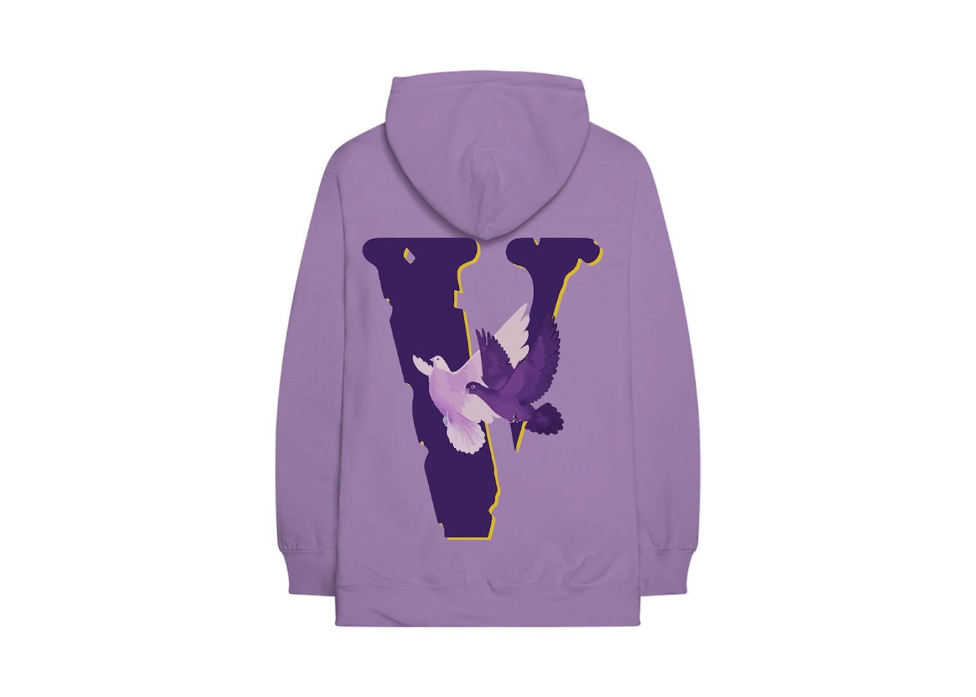 Nav x Vlone Doves Hoodie Purple