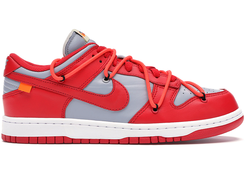 Zapatilla Nike Dunk Low Off-White University Red