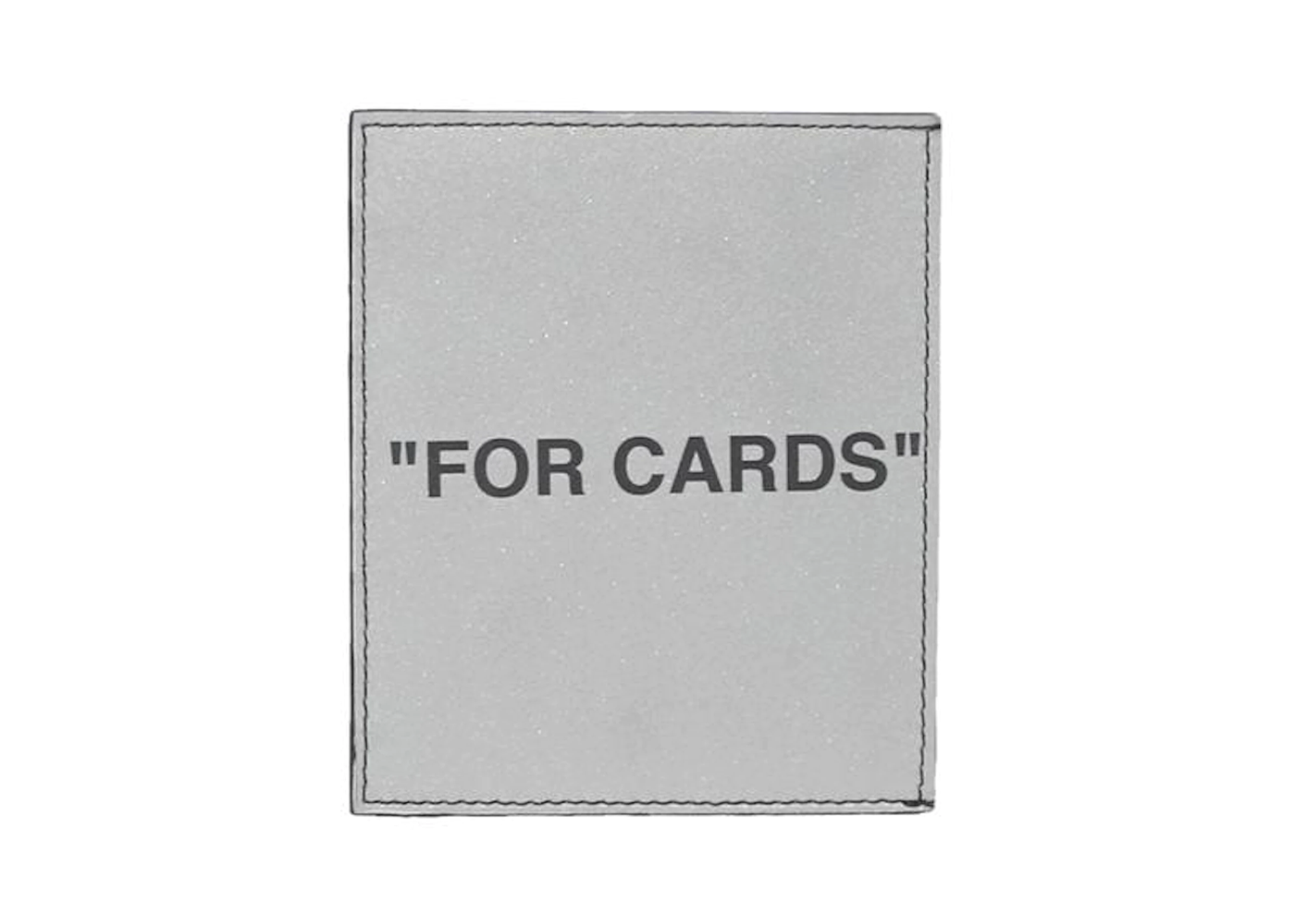 OFF-WHITE Card Holder For Cards (5 Card Slot) Silver