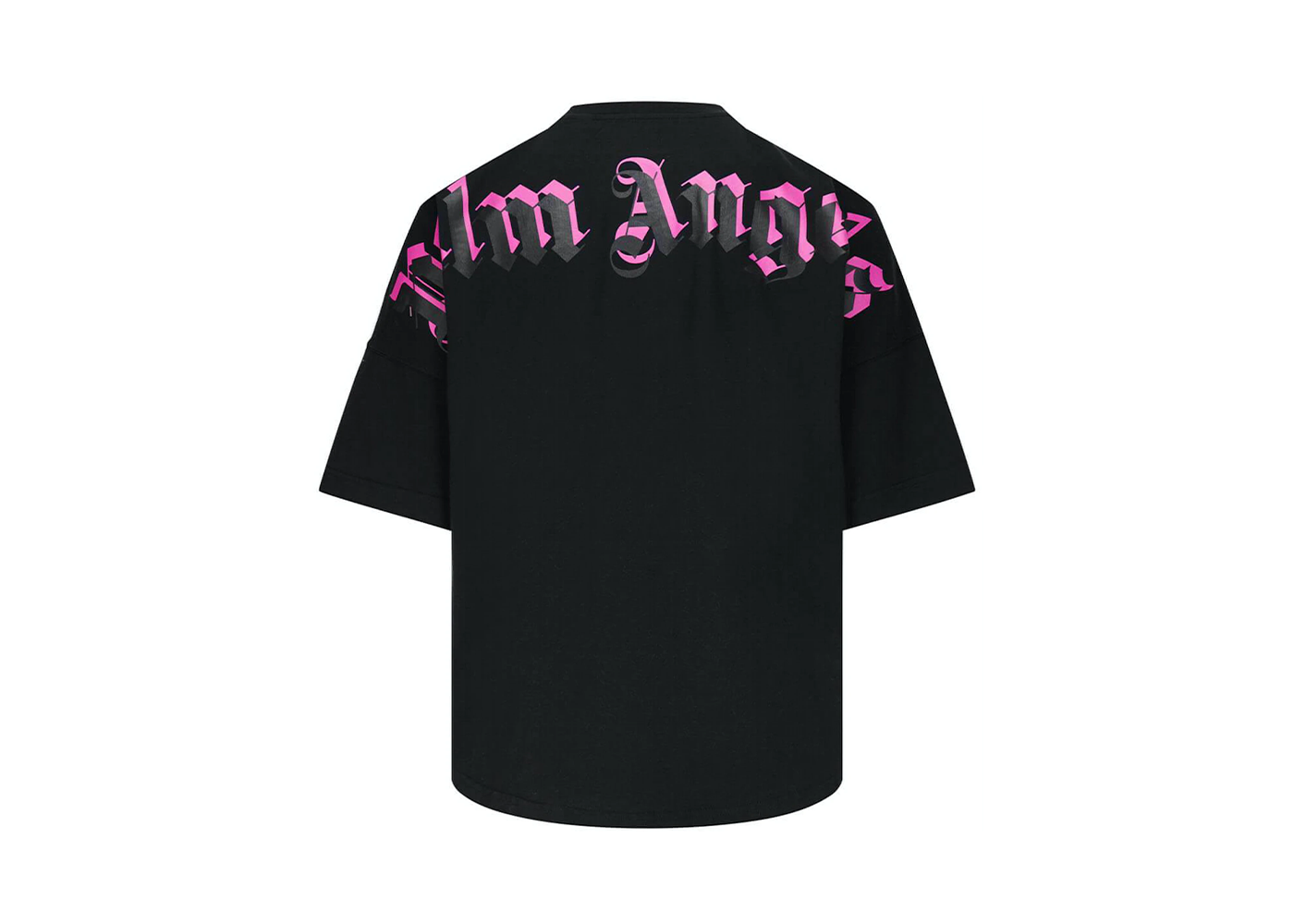 Palm Angels Doubled Logo Crewneck T-shirt Black