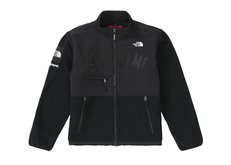 Supreme The North Face Arc Logo Denali Fleece Jacket Black