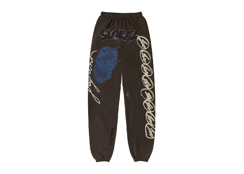 Travis Scott Cactus Jack For Fragment Sunrise Sweatpants Washed Black